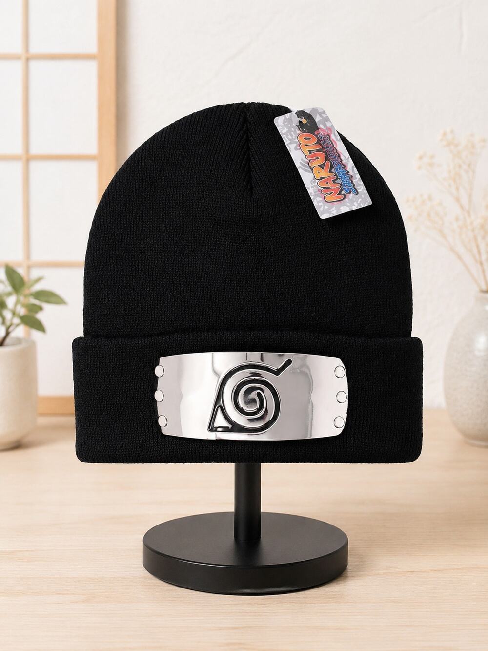 Ripple Junction Naruto Shippuden Metal Plate Beanie NWT Bagged